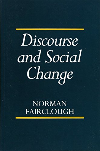 Imagen de archivo de Discourse and Social Change a la venta por WorldofBooks