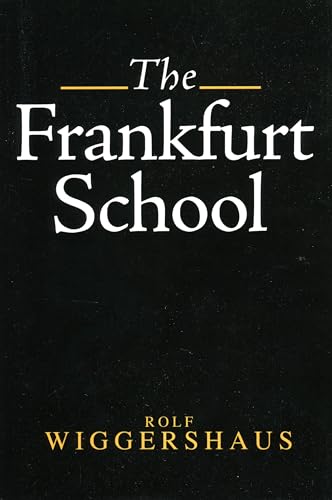 Beispielbild fr The Frankfurt School zum Verkauf von Blackwell's