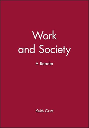 Beispielbild fr Work and Society zum Verkauf von Blackwell's