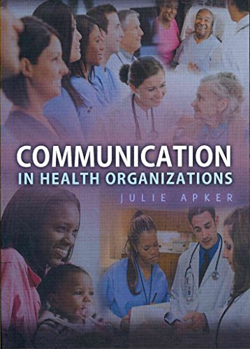 Beispielbild fr Communication in Health Organizations zum Verkauf von BooksRun