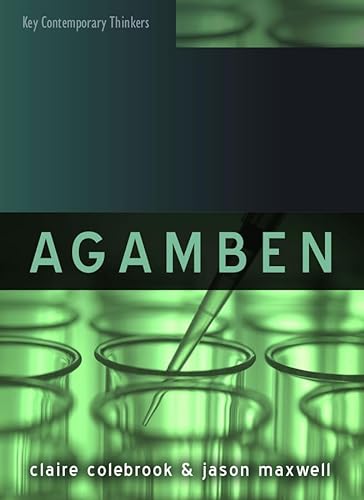 Stock image for Agamben (Key Contemporary Thinkers) for sale by GF Books, Inc.