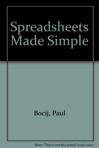 Stock image for Spreadsheets Made Simple for sale by Lady Lisa's Bookshop