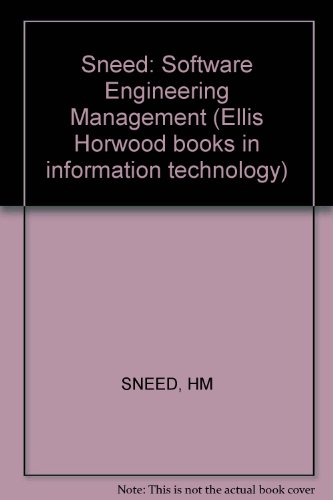 Stock image for Software Engineering Management for sale by Zubal-Books, Since 1961