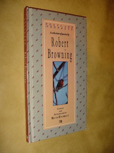 Beispielbild fr Robert Browning (Poets and Prophets) zum Verkauf von Reuseabook