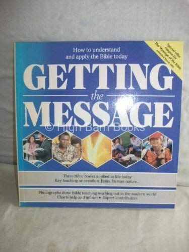 Imagen de archivo de Getting the Message a la venta por WorldofBooks