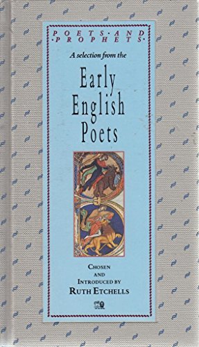 Beispielbild fr Early English Poets (Poets and Prophets S.) zum Verkauf von Reuseabook