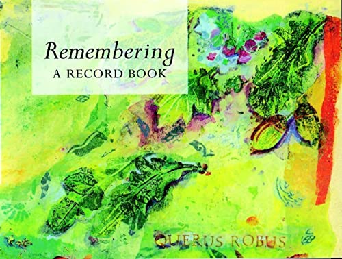 Stock image for Remembering: A Record Book for sale by WorldofBooks
