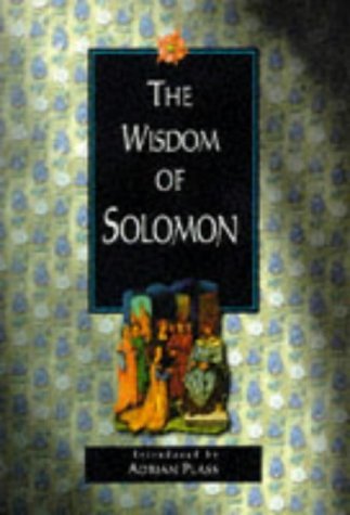 Stock image for The Wisdom of Solomon (The Wisdom Of. Series) for sale by ThriftBooks-Atlanta
