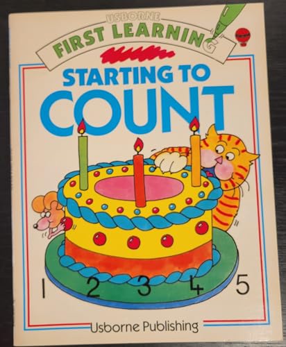 Beispielbild fr Starting to Count (First Learning) zum Verkauf von WorldofBooks