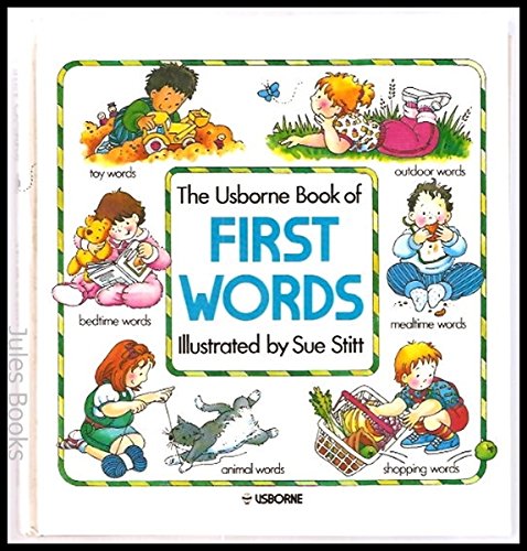 Beispielbild fr The Usborne Book of First Words (Usborne Babies' Library) zum Verkauf von AwesomeBooks