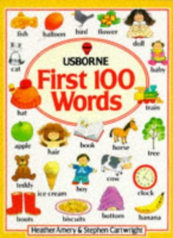 Imagen de archivo de First Hundred Words in English (Usborne First 100 Words S.) a la venta por WorldofBooks