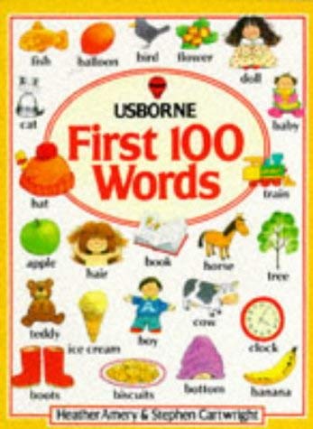 Stock image for First Hundred Words in English (Usborne First 100 Words S.) for sale by WorldofBooks