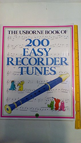 9780746013977: The Usborne Book of 200 Easy Recorder Tunes