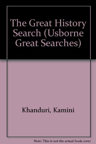 9780746017944: The Great History Search (Usborne Great Searches)
