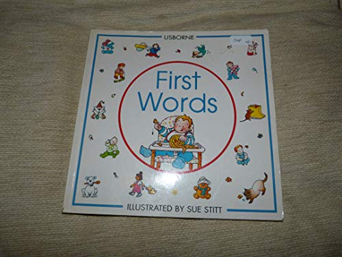 Imagen de archivo de First Words (Usborne) a la venta por WorldofBooks