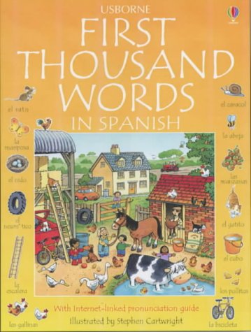 Stock image for First Thousand Words in Spanish (Usborne First Thousand Words) for sale by Zoom Books Company