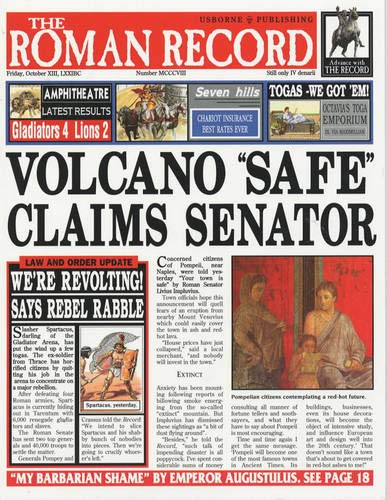Stock image for The Roman Record: Hot News from the Swirling Mists of Time (Newspaper Histories Series) for sale by SecondSale