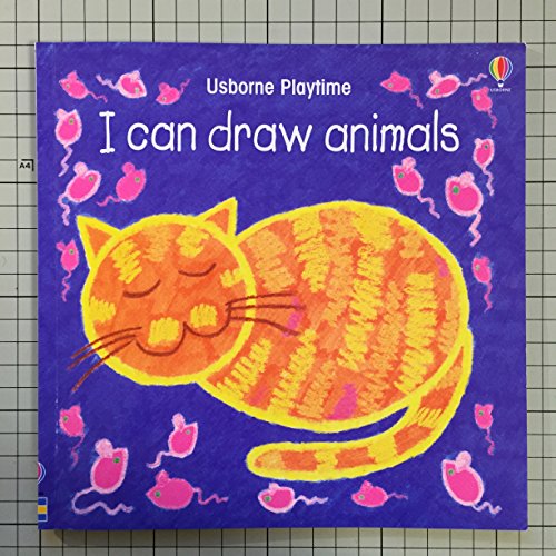 9780746029435: I Can Draw Animals (Usborne Playtime S.)