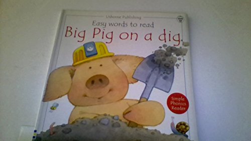 9780746030219: Big Pig on a Dig (Usborne Easy Words to Read S.)