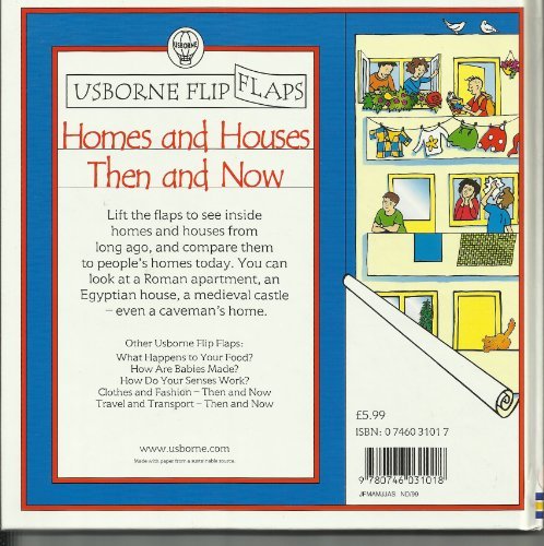 Beispielbild fr Homes and Houses (Usborne Flip Flaps S.: Then & Now) zum Verkauf von WorldofBooks