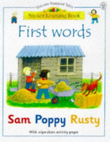 Imagen de archivo de First Words: Sticker Learning Book (Sticker Learning Books Series) a la venta por HPB Inc.