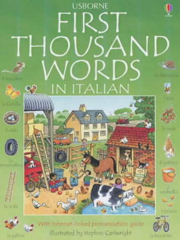 9780746037768: The Usborne First Thousand Words in Italian