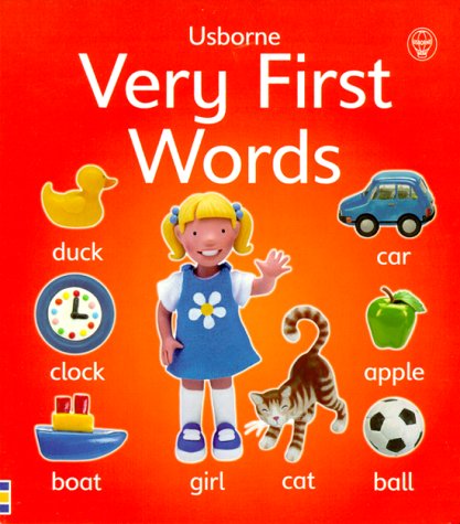 9780746038277: Very First Words Board Book (Usborne First Words Board Books)