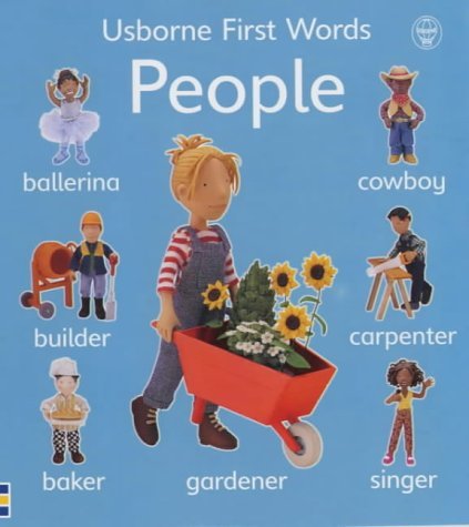 Imagen de archivo de People (Usborne First Words Board Books) a la venta por WorldofBooks