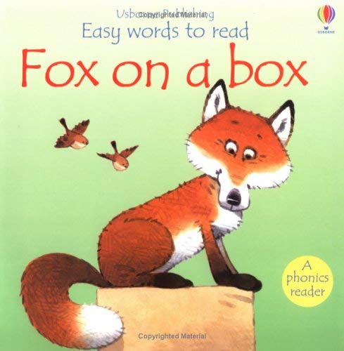 Beispielbild fr Fox on a Box (Usborne Easy Words to Read) zum Verkauf von AwesomeBooks