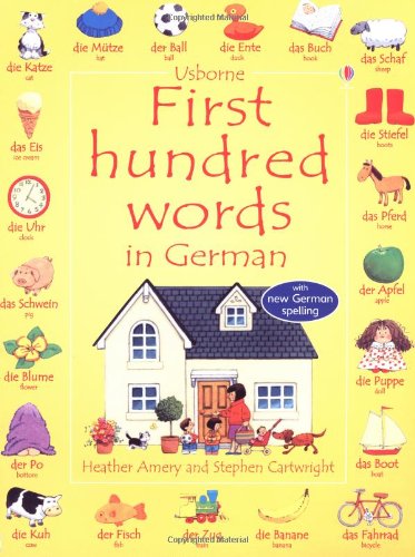 First Hundred Words in German (9780746058220) by Heather Amery
