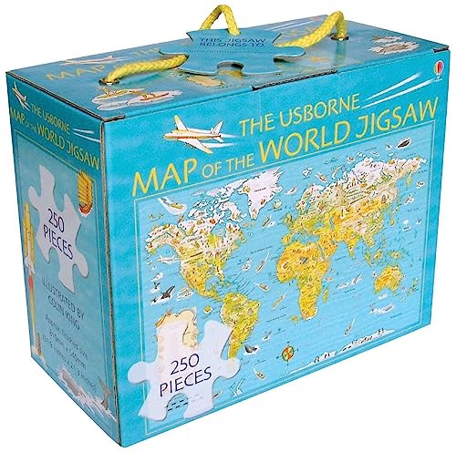 9780746058251: The Usborne Map of the World Jigsaw (Usborne jigsaws) (Boxed Jigsaws)