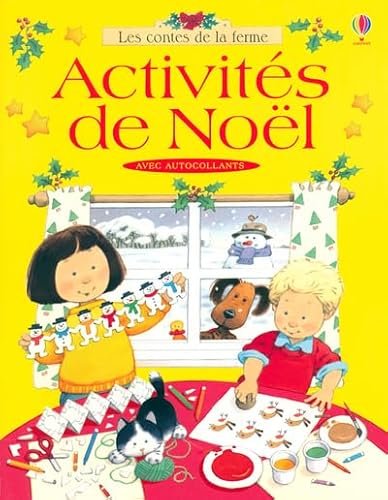 Beispielbild fr ACTIVITES DE NOEL AVEC AUTOCOLLANTS zum Verkauf von Ammareal