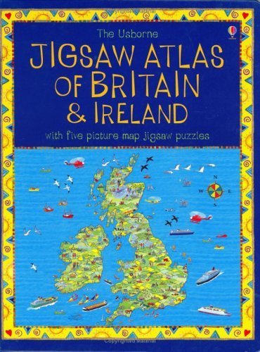 Beispielbild fr Jigsaw Atlas of Britain and Ireland (Usborne Jigsaws) zum Verkauf von WorldofBooks