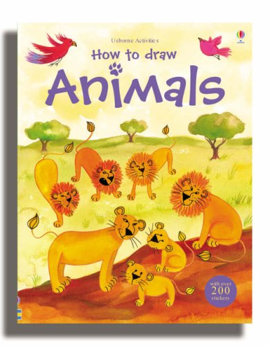 9780746063644: How to Draw Animals (Usborne Activities)