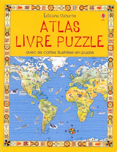 Beispielbild fr Atlas Livre puzzle : Avec six cartes illustres en puzzle zum Verkauf von Ammareal