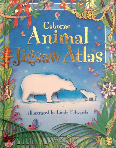 Stock image for Usborne Animal Jigsaw Atlas (Usborne Jigsaws) for sale by WorldofBooks