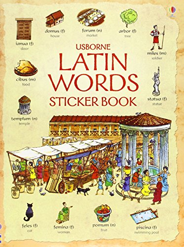 Imagen de archivo de Latin Words Sticker Book (Usborne Sticker Book) a la venta por WorldofBooks