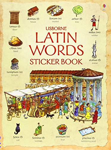9780746070024: Latin Words Sticker Book (Usborne Sticker Book)