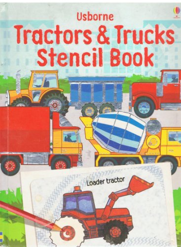Beispielbild fr Tractors and Trucks Stencil Book zum Verkauf von Better World Books