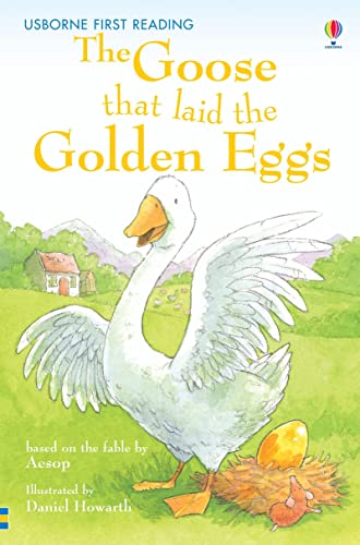 Imagen de archivo de The Goose that laid the Golden Eggs (Usborne First Reading: Level 3) a la venta por Books of the Smoky Mountains