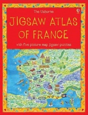 Imagen de archivo de Atlas of France (Usborne Jigsaw Books) a la venta por Greener Books