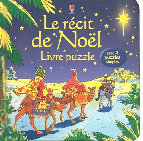 Imagen de archivo de LE RECIT DE NOEL LIVRE PUZZLE AVEC 4 PUZZLES SIMPL a la venta por Ammareal