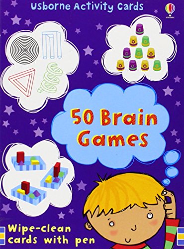 9780746089132: 50 Brain Games (Usborne Activity Cards) (Activity and Puzzle Cards)