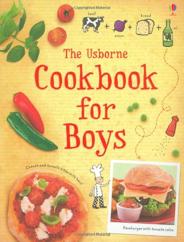 9780746089361: The Cookbook for Boys (Usborne First Cookbooks S.)