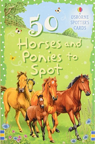 Beispielbild fr 50 Horses and Ponies to Spot (Usborne Spotter's Cards) zum Verkauf von WorldofBooks