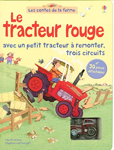 9780746094631: Le tracteur rouge - Avec un petit tracteur  remonter, trois circuits - Les contes de la ferme