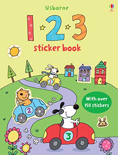 9780746097861: 1 2 3 sticker book. Con adesivi. Ediz. illustrata (Libri stickers)
