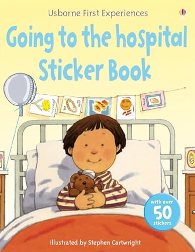 Beispielbild fr Going to the Hospital sticker book (Usborne First Experiences) zum Verkauf von WorldofBooks