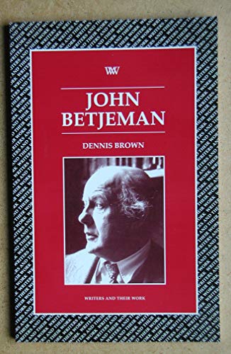 9780746308950: John Betjeman: 1 (Writers and Their Work)