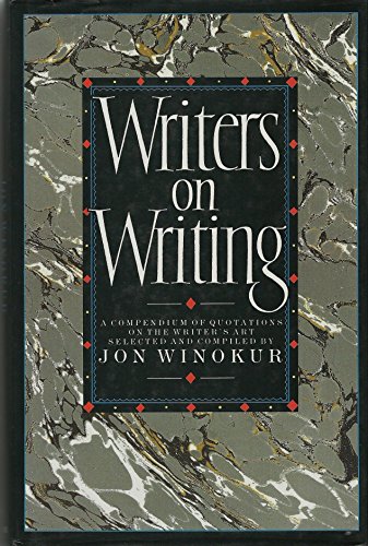 Writers on Writing (9780747200994) by Jon Winokur